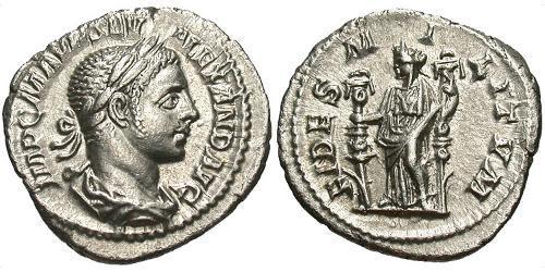 1 Denario Imperio romano (27BC-395) Plata Alejandro Severo (208-235)