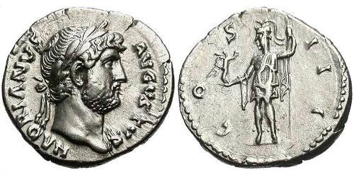 1 Denario Imperio romano (27BC-395) Plata Adriano  (76 - 138) 