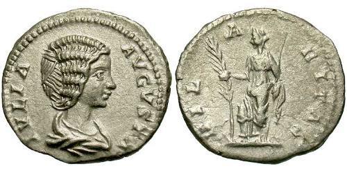 1 Denario Imperio romano (27BC-395) Plata Julia Domna (?-217)