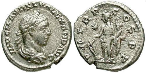 1 Denario Imperio romano (27BC-395) Plata Alejandro Severo (208-235)