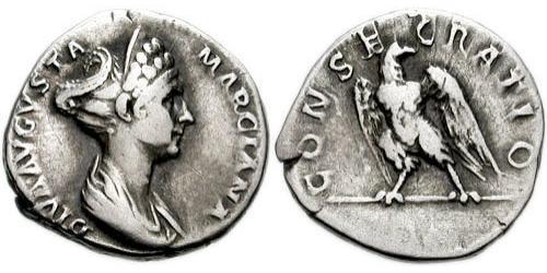 1 Denario Imperio romano (27BC-395) Plata Trajano (53-117)