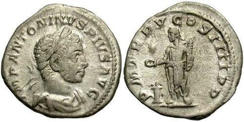 1 Denario Imperio romano (27BC-395) Plata Heliogábalo (203-222)