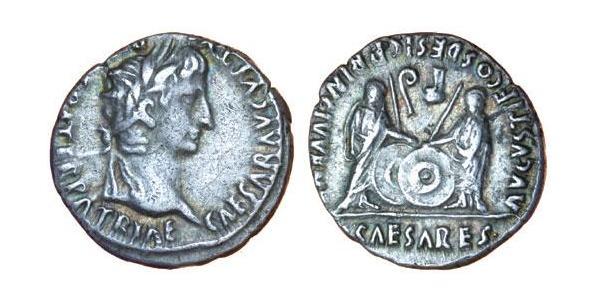 1 Denario Imperio romano (27BC-395) Plata Augusto (63BC- 14) 