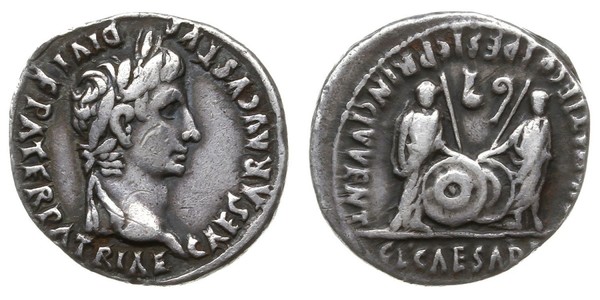 1 Denario Imperio romano (27BC-395) Plata Augusto (63BC- 14) 