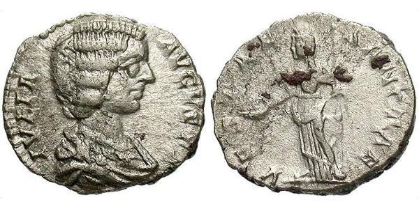 1 Denario Imperio romano (27BC-395) Plata Julia Domna (?-217)