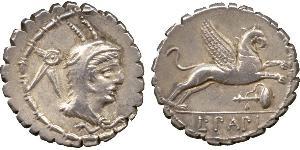 1 Denario República romana (509BC-27BC) Plata 