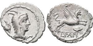 1 Denario República romana (509BC-27BC) Plata 