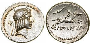 1 Denario República romana (509BC-27BC) Plata 