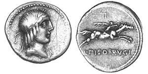 1 Denario República romana (509BC-27BC) Plata 