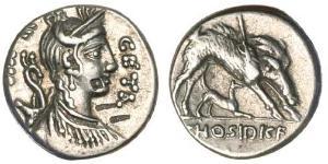 1 Denario República romana (509BC-27BC) Plata 