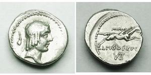 1 Denario República romana (509BC-27BC) Plata 