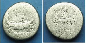 1 Denario República romana (509BC-27BC) Plata Marco Antonio (83BC-30BC)