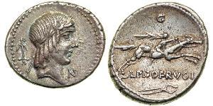 1 Denario República romana (509BC-27BC) Plata 