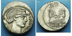 1 Denario República romana (509BC-27BC) Plata 