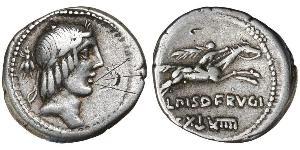 1 Denario República romana (509BC-27BC) Plata 