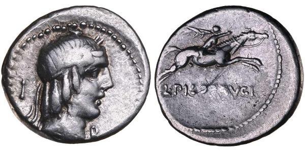 1 Denario República romana (509BC-27BC) Plata 