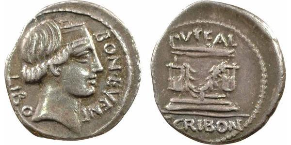 1 Denario República romana (509BC-27BC) Plata 