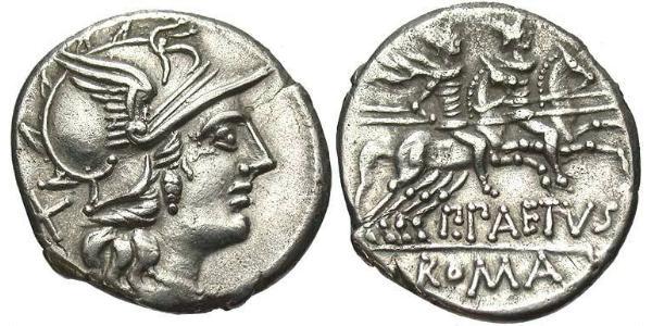 1 Denario República romana (509BC-27BC) Plata 