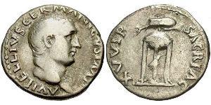 1 Denario Imperio romano (27BC-395)  Vitelio (15-69)