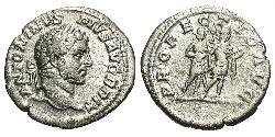 1 Denarius Römische Kaiserzeit (27BC-395) Silber Caracalla (188-217)