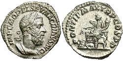1 Denarius Römische Kaiserzeit (27BC-395) Silber Macrinus  (165-218)