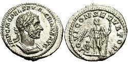 1 Denarius Römische Kaiserzeit (27BC-395) Silber Macrinus  (165-218)