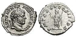 1 Denarius Römische Kaiserzeit (27BC-395) Silber Caracalla (188-217)