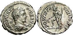 1 Denarius Römische Kaiserzeit (27BC-395) Silber Caracalla (188-217)