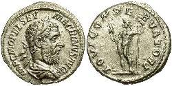 1 Denarius Römische Kaiserzeit (27BC-395) Silber Macrinus  (165-218)