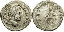 1 Denarius Römische Kaiserzeit (27BC-395) Silber Caracalla (188-217)
