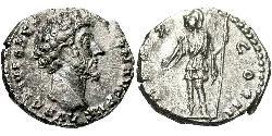 1 Denarius Römische Kaiserzeit (27BC-395) Silber Mark Aurel (121-180)