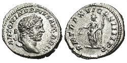 1 Denarius Römische Kaiserzeit (27BC-395) Silber Caracalla (188-217)