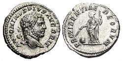 1 Denarius Römische Kaiserzeit (27BC-395) Silber Caracalla (188-217)