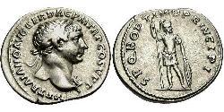 1 Denarius Römische Kaiserzeit (27BC-395) Silber Trajan (53-117)