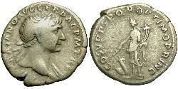 1 Denarius Römische Kaiserzeit (27BC-395) Silber Trajan (53-117)