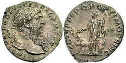 1 Denarius Römische Kaiserzeit (27BC-395) Silber Trajan (53-117)