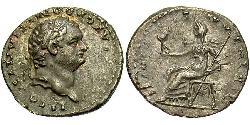 1 Denarius Römische Kaiserzeit (27BC-395) Silber Domitian  (51-96)