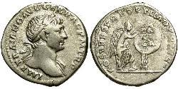 1 Denarius Römische Kaiserzeit (27BC-395) Silber Trajan (53-117)