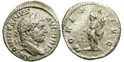 1 Denarius Römische Kaiserzeit (27BC-395) Silber Caracalla (188-217)