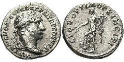 1 Denarius Römische Kaiserzeit (27BC-395) Silber Trajan (53-117)