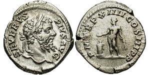 1 Denarius Römische Kaiserzeit (27BC-395) Silber Septimius Severus (145- 211)