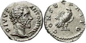 1 Denarius Römische Kaiserzeit (27BC-395) Silber Antoninus Pius  (86-161)