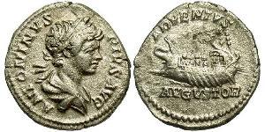 1 Denarius Römische Kaiserzeit (27BC-395) Silber Caracalla (188-217)