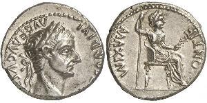 1 Denarius Römische Kaiserzeit (27BC-395) Silber Tiberius Claudius Nero (42 BC-37)