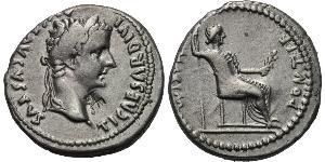 1 Denarius Römische Kaiserzeit (27BC-395) Silber Tiberius Claudius Nero (42 BC-37)