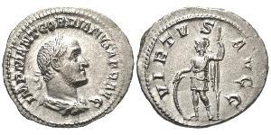 1 Denarius Römische Kaiserzeit (27BC-395) Silber Gordian II (192-238)