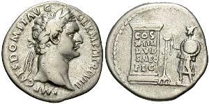 1 Denarius Römische Kaiserzeit (27BC-395) Silber Domitian  (51-96)