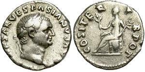 1 Denarius Römische Kaiserzeit (27BC-395) Silber Vespasian (9-79)