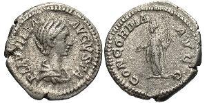 1 Denarius Römische Kaiserzeit (27BC-395) Silber Fulvia Plautilla (189-212)