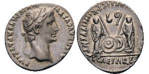 1 Denarius Römische Kaiserzeit (27BC-395) Silber Augustus (63BC- 14) 